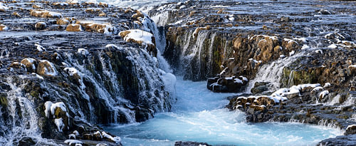 Bruarfoss en hiver.