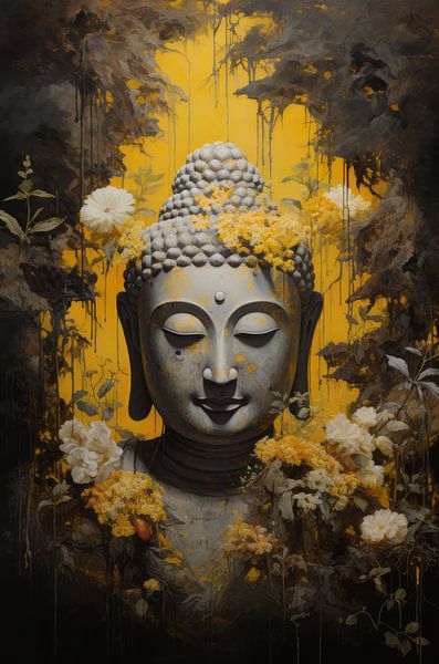 Buddha&#039;s blühende Dose von Emil Husstege
