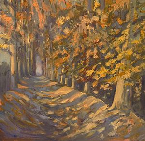Herbst am Rande des Waldes
