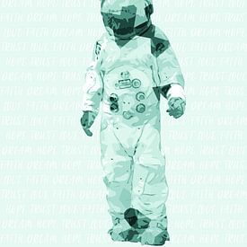 Spaceman AstronOut (HOPE) van Gig-Pic by Sander van den Berg