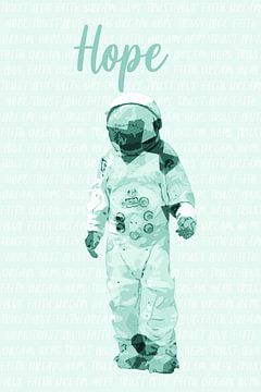 Spaceman AstronOut (HOPE) van Gig-Pic by Sander van den Berg