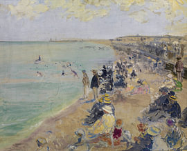 Jacques-Émile Blanche, Der Strand von Dieppe