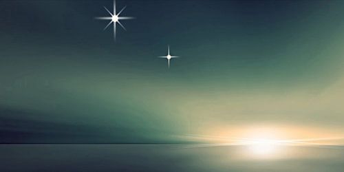 Venus und Merkur in Elongation