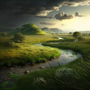 Le murmure de la vallée de la rivière