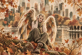 Ange d'automne