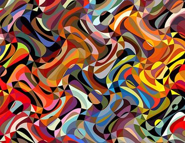 abstracte trillingen van Marion Tenbergen