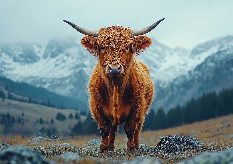 Highland Cow by Niklas Maximilian