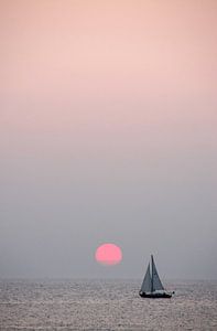 Zonsondergang Noordzee Scheveningen 