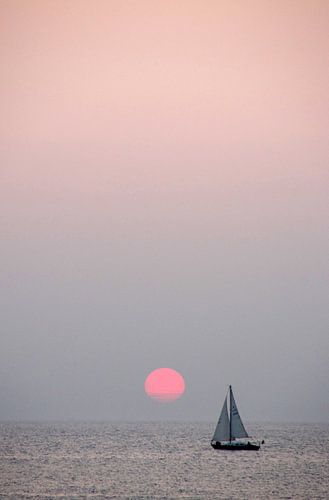 Zonsondergang Noordzee Scheveningen 