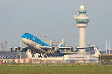 klm boeing 747 take off by Arthur Bruinen