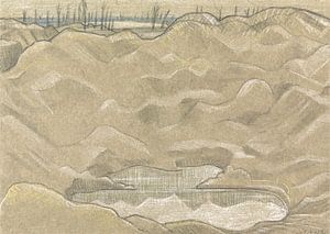 Ein Granatenkrater, Paul Nash - 1918