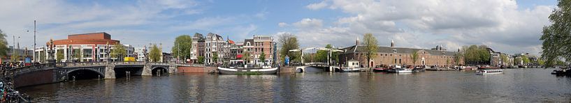 Panorama van de Amstel van Sander de Jong