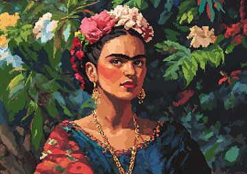 Frida - Pixel Art by Niklas Maximilian