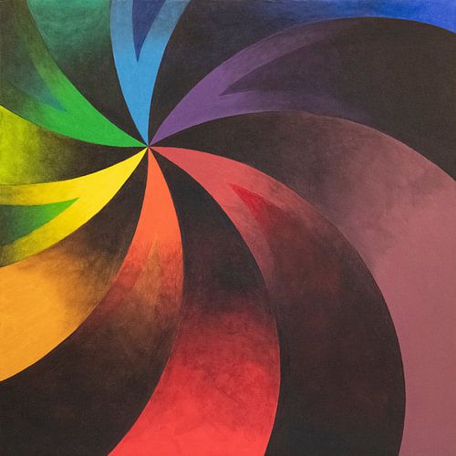 Black hole in full color