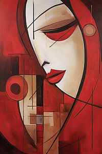 Rouge abstrait