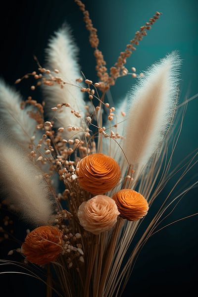 Orange flowers | A Warm Glow of Natural Splendour by Karina Brouwer