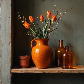 Still life with flowers