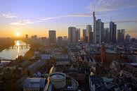 Frankfurt im Sonnenuntergang von Patrick Lohmüller Miniaturansicht
