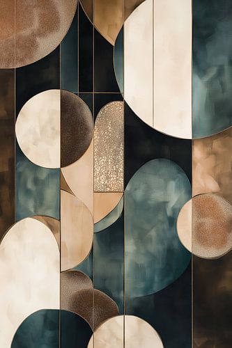 Abstract in earth tones