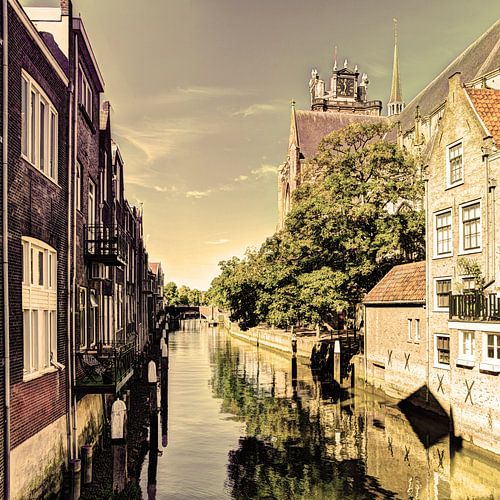 Binnenstad van Dordrecht Nederland