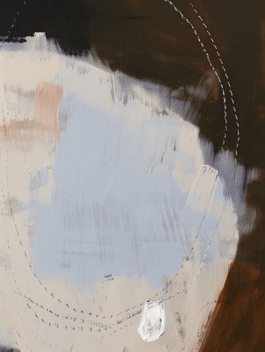 Modern en abstract in wabi-sabi stijl