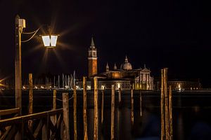VENICE - San Giorgio Maggiore bij nacht van Melanie Viola