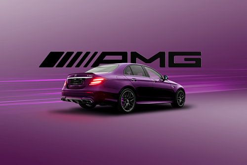 Mercedes E63.S AMG Roze