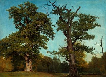 Pioniers van het bos, Californië, Albert Bierstadt
