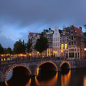 Leidsegracht in Amsterdam van Ada Zyborowicz