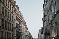 Romantic street in Paris with sunset by Manon Visser thumbnail