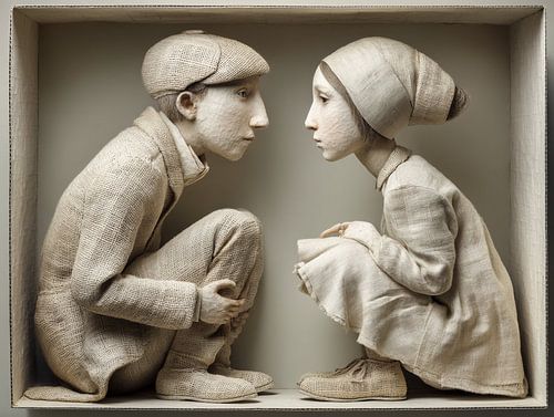 Together in the smallest of spaces.