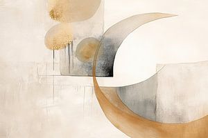 Harmonie | Tons de terre abstraits sur Peinture Abstraite