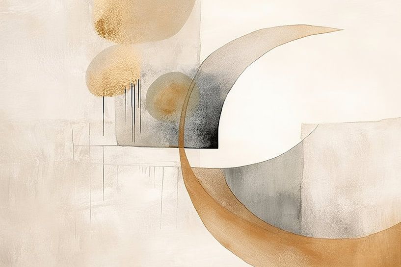 Harmony | Abstract Earth tones by Abstract Painting
