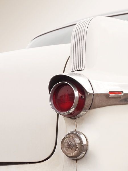 American classic car Star Chief 1956 Rear abstract by Beate Gube