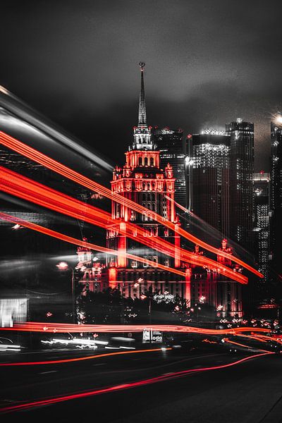 Traffic Lights At Night by Milan Markovic