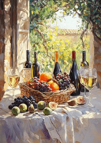 Middag bij de wijnmakerij