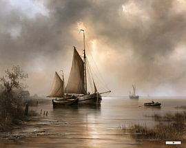 Segelschiffe / Segelboote von Gelissen Artworks