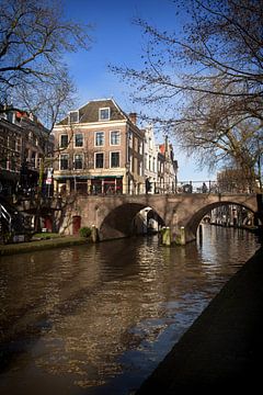 De Gaardbrug over de Oudegracht in Utrecht van André Blom Fotografie Utrecht