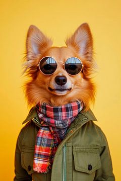 Noorse buhund van Poster Art Shop