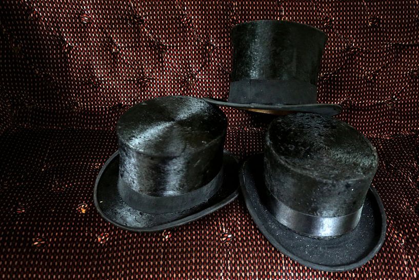 Oude hoeden in rijtuig von Wybrich Warns