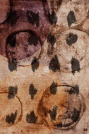 Ochre & Plum Graphic Composition by Dina Dankers