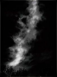 CLOUD IN BLACK AND WHITE # 01 by JORG BECKER