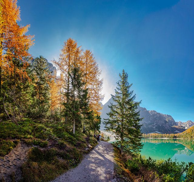 Pragser Wildsee - Lago di Braies, Prags, South Tyrol - Alto Adige - Trentino, Italy by Rene van der Meer