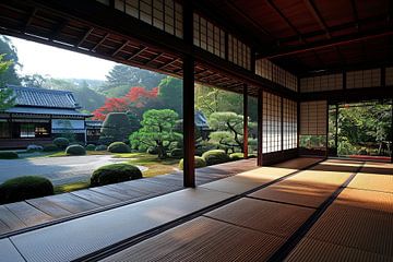 japans huis met tuin van Egon Zitter