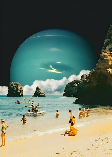 Plage de l'espace par Artwork Shop