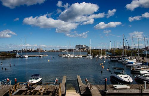 Jachthaven in Kopenhagen, Denemarken