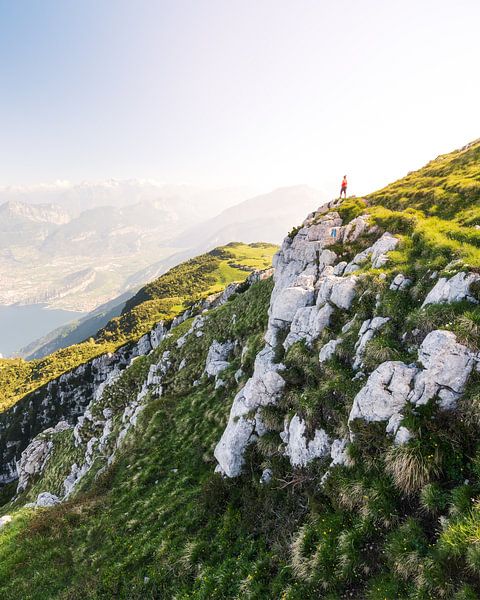 Monte Altissiomo at Lake Garda at sunrise by Daniel Pahmeier