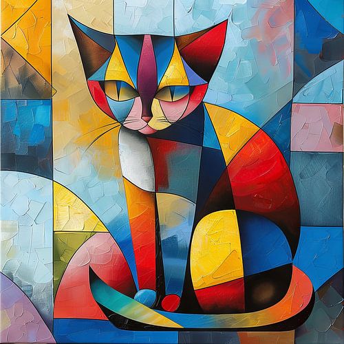 Kubistische kat