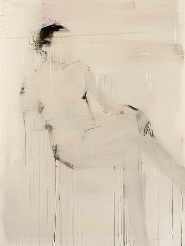 Figuratief portret, minimalisme van Japandi Art Studio