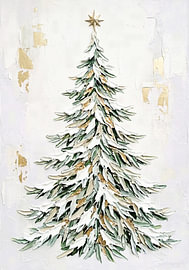 Weihnachtsbaum – Festliche Weihnachten als Relief von AidasignArt